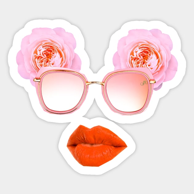 Sun Kiss Sticker by LibrosBOOKtique